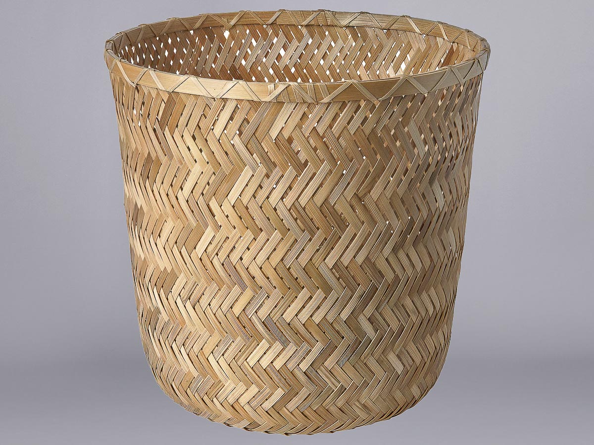 Bamboo pot for plants