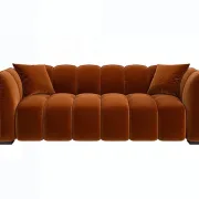 Cannes sofa – burnt orange