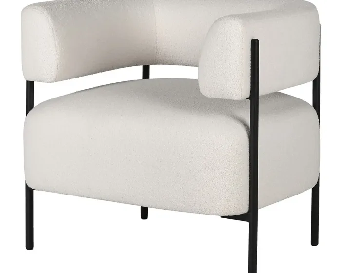 Nantes armchair white