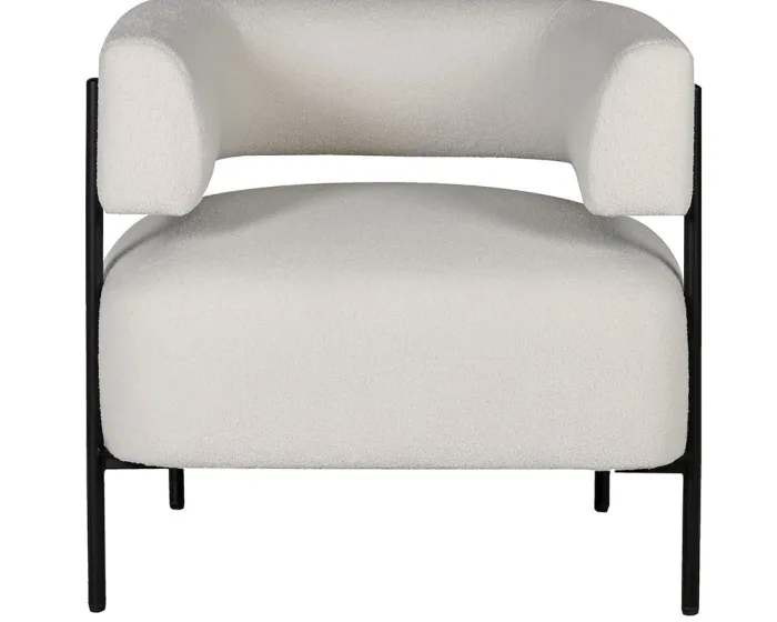 Nantes armchair white